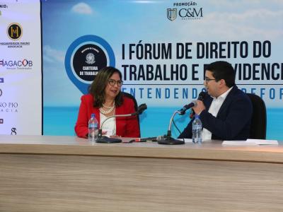 I FÓRUM DE DIREITO DO TRABALHO E PREVIDENCIÁRIO: Entendendo as reformas.