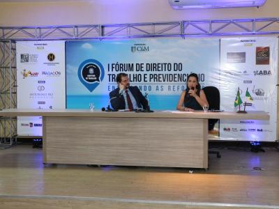 I FÓRUM DE DIREITO DO TRABALHO E PREVIDENCIÁRIO: Entendendo as reformas.