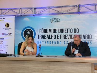 I FÓRUM DE DIREITO DO TRABALHO E PREVIDENCIÁRIO: Entendendo as reformas.